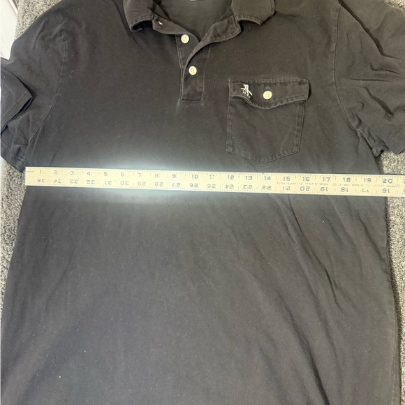 Penguin Men's Black Polo Shirt- Size L - Picture 4 of 5